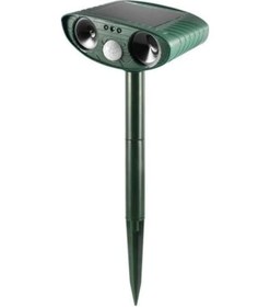 Resim Ankatek Aile Ve Bahçe Kedi Köpek Ultrasonik Kovucu Dış Mekan Güneş Enerjili Su Geçirmez Hayvan Kovucu 