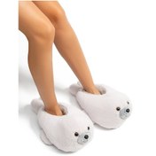 Resim Twigy Foka Kadın Hayvanlı Panduf Gri 36/41 EE0545 Gri 