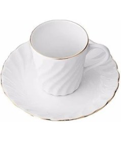 Resim Porland Altın Yaldız Kahvetakımı 12 Parça 