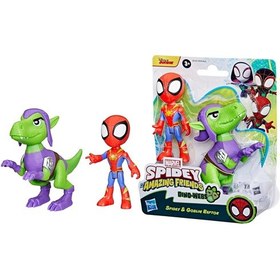 Resim Spidey And His Amazing Friends Dino Webs Spidey & Goblin Raptor G Marvel 