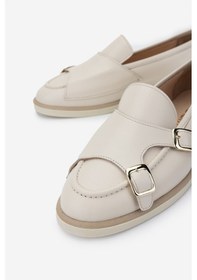 Resim Valmenti Kadın Hakiki Deri Bej Casual Ayakkabı 51 144-7001 Bn Ayk Sk24-25 Bej Dr Bej 