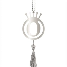 Resim Lizpo Decor O Harfi Tasarım Çift Taraflı O Yazılı Harf Pleksi Araba Dikiz Aynası Süsü 