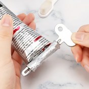 Resim 1 adet Dökme Demir Diş Macunu Tüpü Sıkacağı - Diş Macunu, El Kremi, Yüz Temizleyici, Mayonez için Manuel Metal Dağıtıcı - Elektrik Gerektirmez, Banyo Aksesuarı 