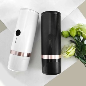 Resim TABASPCM03 Beyaz Renk Siyah Isıtma Fonksiyonu Taşınabilir Portable Espresso Kahve Makinesi Açık Ofis Tipi Type-C USB Şarj Kahve Makinesi 