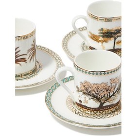 Resim Eva Solo Espresso Fincanı Ve Tabağı, 6'lı Set Beyaz - Beyaz 