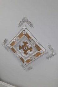 Resim Gümüş Saray Tavan Motif 8,5 * 30 Cm gri 