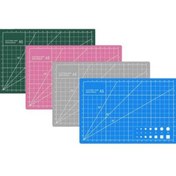 Resim Unichrome A5 Kesme Matı - Cutting Mat - Kesme Altlığı - Kesim Tablası - 22*15cm - Yeşil 