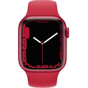 Resim Apple Watch Series 7 Gps + Cellular 41mm Aluminyum Kasa Ve Spor Kordon Akıllı Saat 