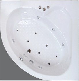 Resim Shower 150X150 Flıbos Oval Küvet 