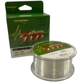 Resim Powerex Pulse 300m. 0,40mm. 10.04kg. Carbon Monofilament Misina 