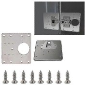 Resim Menteşe Tamir Plakası Seti Paslanmaz Çelik Menteşe Tamir Plakası Paslanmaz Anti-pas B 