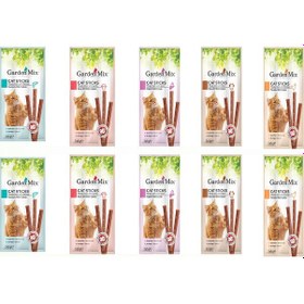 Resim Garden Mix Karışık Kedi Stick Ödül Maması 10'lu 3 x 5 G 