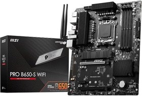 Resim MSI PRO B650-S WIFI AMD B650 Soket AM5 DDR5 7200MHZ(OC) ATX Gaming (Oyuncu) Anakart 