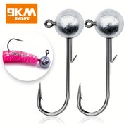 Resim 9KM 10 adet Ned Rig Jig Hook, Yumuşak Solucan İçin Balıkçılık saç tokası, Tatlısu Tuzlu Su Balıkçılığı Aksesuarları 