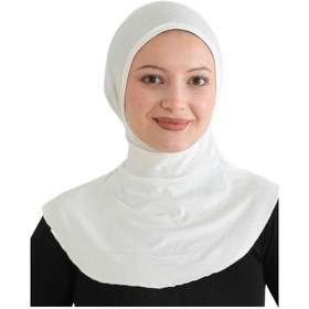 Resim Modish Group Kadın Boyunluklu Hijab Tesettür Pratik Spor Bone - Sarı Krem 