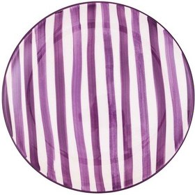 Resim The Mia Joy Servis Tabağı 6lı Set Mor 26 Cm Mor 