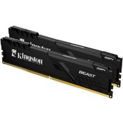 Resim Kingston Beast Black KF432C16BBK2/32TR 32 GB (2x16GB) DDR4 3200 MHz CL16 Ram 