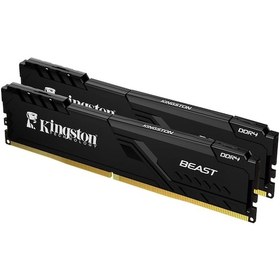 Resim Kingston Beast Black KF432C16BBK2/32TR 32 GB (2x16GB) DDR4 3200 MHz CL16 Ram 