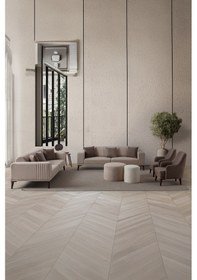 Resim Regnar 3+3+1+1 Koltuk Takımı Sütlü Kahve + Kahverengi Sütlü Kahve-kahverengi 