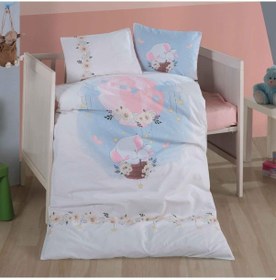 Resim Clasy Bebek Nevresim Takımı Sun Bambi Pudra 