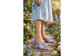 Resim Kiko Kids Coral Deniz Kızı Topuklu Kız Çocuk Simli Abiye Terlik 