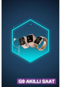 Resim Kadınlar İçin 3 Kordonlu Akıllı Saat Ve Dijital Göstergeli Powerbankli Bluetooth Kulaklık Dokunmatik Kontrol 