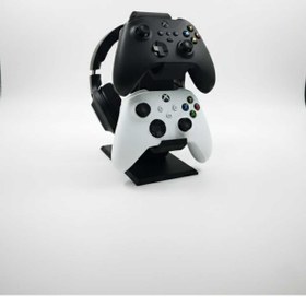 Resim craftio3d XBOX GAMEPAD VE KULAKLIK STANDI - 2 GAMEPAD 1 KULAKLIK ASKISI 