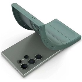 Resim Samsung Galaxy Uyumlu S24 Ultra Kılıf Esnek Oyuklu Arka Yüzey Etnik Silikon Kapak 