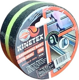 Resim Vanch 5CMX3MT FOSFOR ŞERİTLİ - KARANLIKTA PARLAR KAYDIRMAZ SİYAH BANT (5264) 