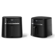 Resim 6 Litre Siyah Akıllı Fritöz, Sağlıklı ve Hızlı Pişirme Keyfi 