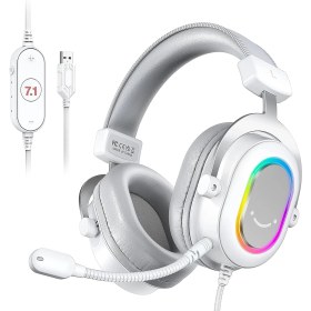 Resim Fifine Ampligame H6 Mikrofonlu Oyuncu Kulaklık - Bilgisayar Kulaklık - 7.1 Rgb Yayıncı Kulaklık 
