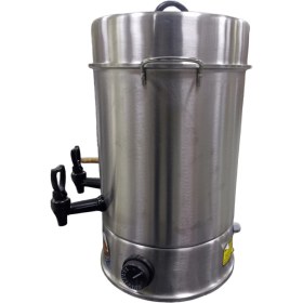 Resim Netoc Vatan Elektrikli Çay Semaveri 120 Bardak Kapasiteli Çaycı Çelik Çift Musluklu 