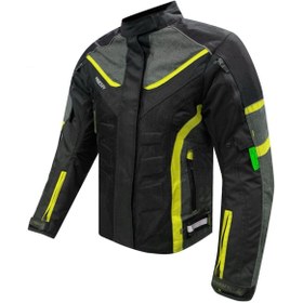 Resim MOTOANL Motosiklet Kadın Montu 4 Mevsim Dayanıklı Maxdura 600-D Kumaş Ce Sertfikalı Motor Mont Neon 