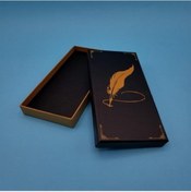 Resim Kalem Kutusu Siyah Tüylü Kalem Tasarımlı Dekoratif Hediyelik 