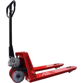 Resim Sanica 2500kg Kapasiteli 1150mm Poliüretan Tekerlekli Manuel Transpalet 