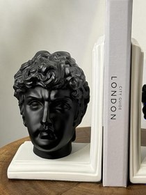 Resim Siyah Beyaz Kitap Tutucu 