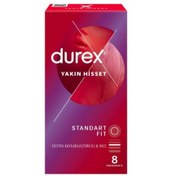 Resim Durex Yakın Hisset Standart Fit 8'li Prezervatif 