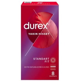 Resim Durex Yakın Hisset Standart Fit 8'li Prezervatif 