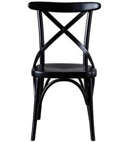 Resim Gazzini Thonet Ahşap Sandalye Siyah 