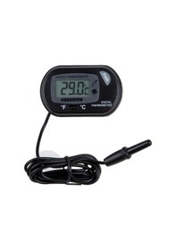Resim Twexqny Dijital Lcd Balık Akvaryumu Deniz Vivaryum Termometresi -50 C İla 70 C 