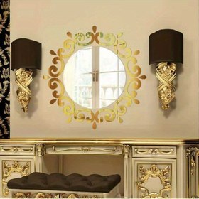Resim 3D Su Damlası Ayna Duvar Çıkartmaları - Yeniden Kullanılabilir Akrilik Stickerlar, Çağdaş Ev Dekoru için Mükemmel, Oturma Odası & Yatak Odası için 