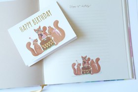 Resim “Happy Birthday” Tebrik Kartı 