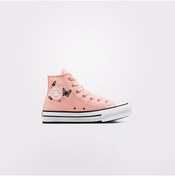 Resim Converse Chuck Taylor All Star EVA Lift Butterflies Çocuk Pembe Platform Sneaker 