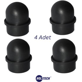 Resim HOLTECH 51 mm Ranza Plastik Bağlantı Aparatı Ranza Birleştirme Plastiği 4 Adet Ara Bağlantı 