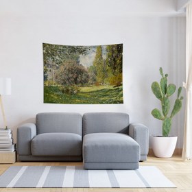 Resim Landscape: The Parc Monceau Duvar Örtüsü - 60 cm x 90 cm 