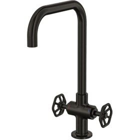 Resim IKEA Mutfak Bataryası, Siyah Renk Meridyendukkan Metal Yükseklik 36 Cm 