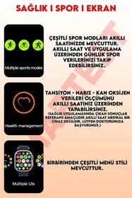 Resim FERRO Watch Ultra Android Ve Ios Uyumlu Akıllı Saat 2 Yıl Garantili Macit Saat Güvencesiyle Fsw1112 