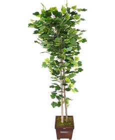 Resim Yapay Çiçek Deposu Yapay Ağaç Yeşil Yapraklı Çınar Ağacı 190 Cm 