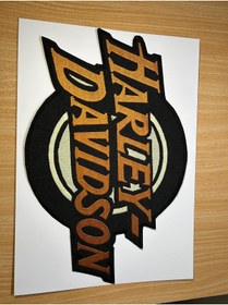 Resim SUNA GİYİM harley büyük boy ceket yelek için arma 