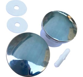 Resim Arwino 2 Adet Duşakabin Cam Kulpu Cam Kabin Kapı Kolu Krom Yuvarlak Düğme Banyo Kulp Tutacak Düğme 